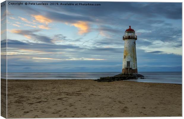 Point of Ayr Lighthouse Canvas Print by Pete Lawless