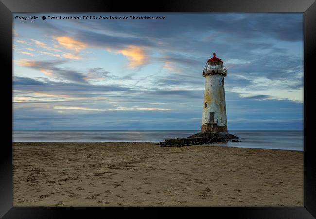 Point of Ayr Lighthouse Framed Print by Pete Lawless