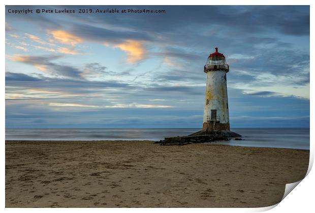Point of Ayr Lighthouse Print by Pete Lawless