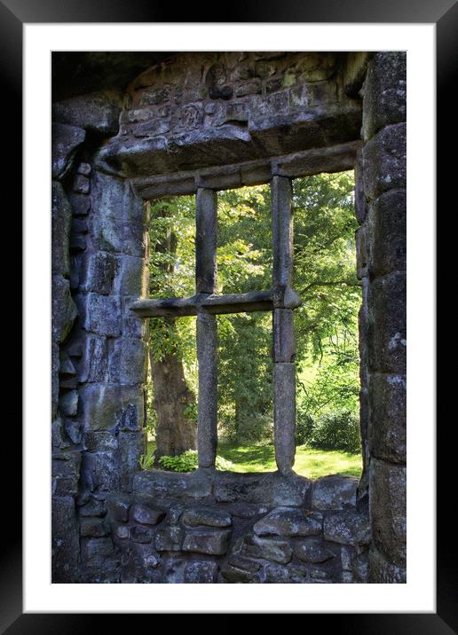 A window view Framed Mounted Print by David McCulloch