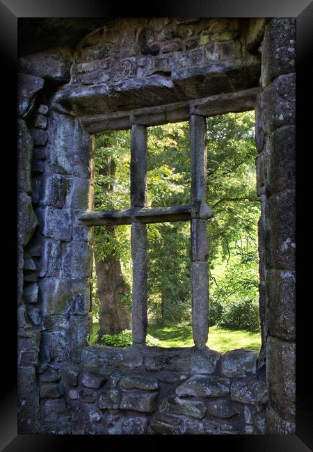 A window view Framed Print by David McCulloch