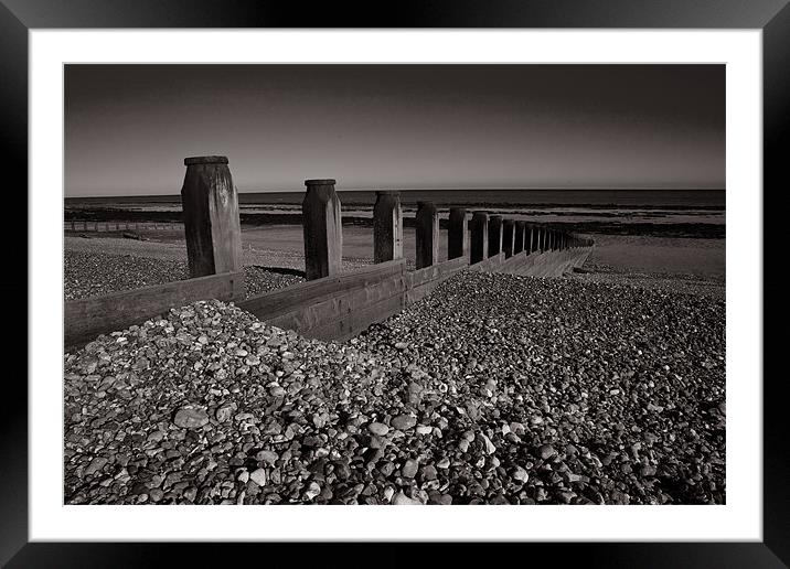 Eastbourne Pillars Framed Mounted Print by Malcolm Smith