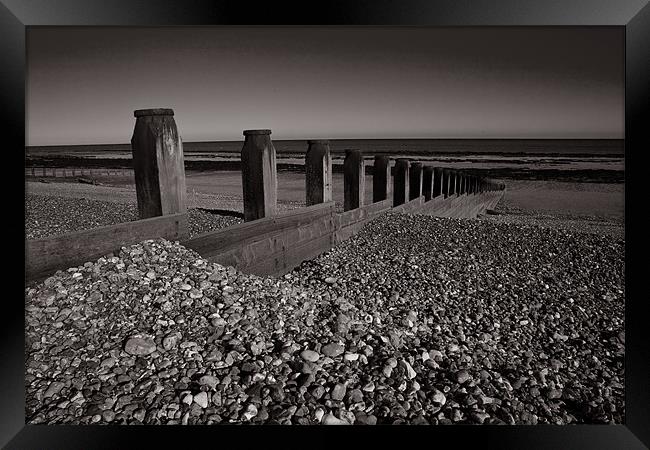 Eastbourne Pillars Framed Print by Malcolm Smith