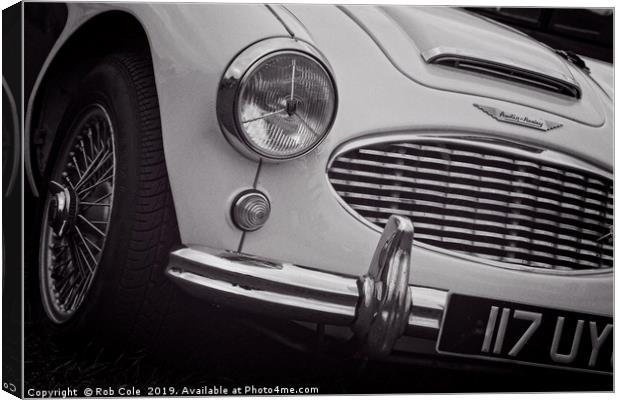 Austin Healey Classic Sports Car Front Canvas Print by Rob Cole