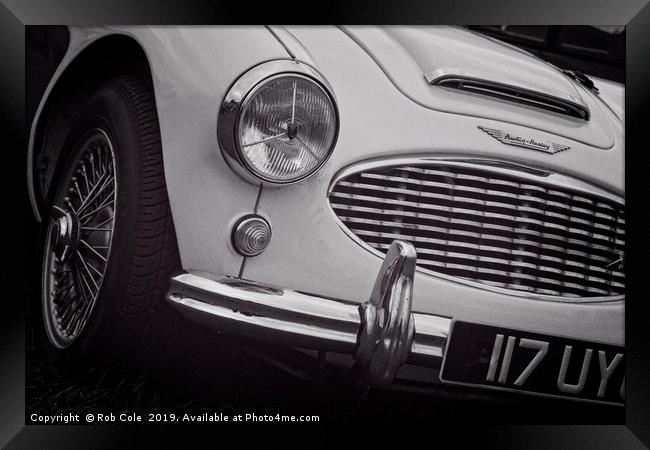 Austin Healey Classic Sports Car Front Framed Print by Rob Cole