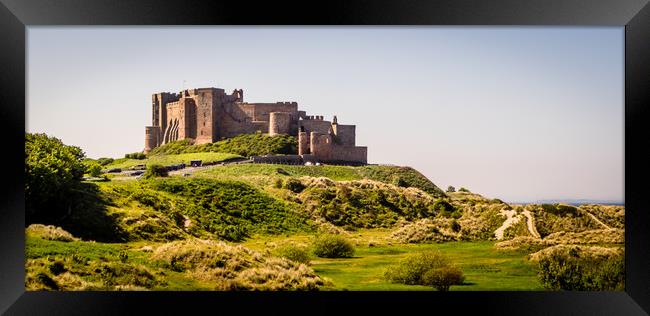 Bamburgh Castle from another place Framed Print by Naylor's Photography
