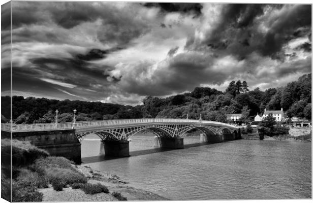 River Wye Bridge Canvas Print by Andrew Richards