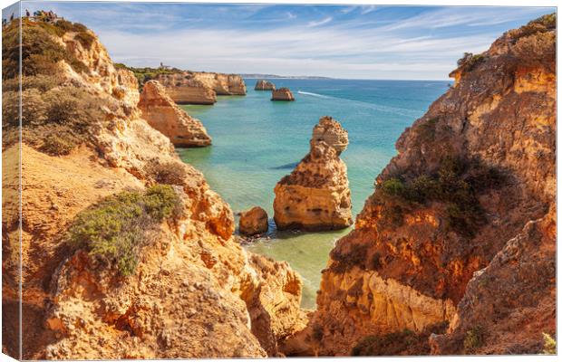 Majestic Marinha Beach Canvas Print by Kevin Snelling