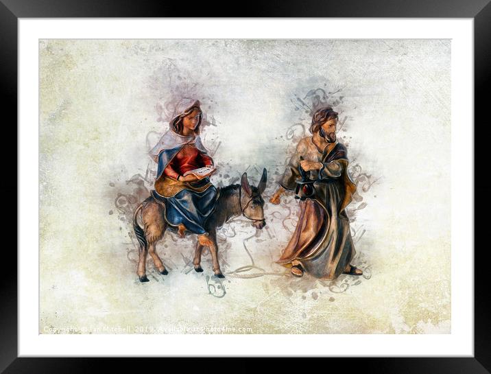 Bethlehem Voyage Framed Mounted Print by Ian Mitchell