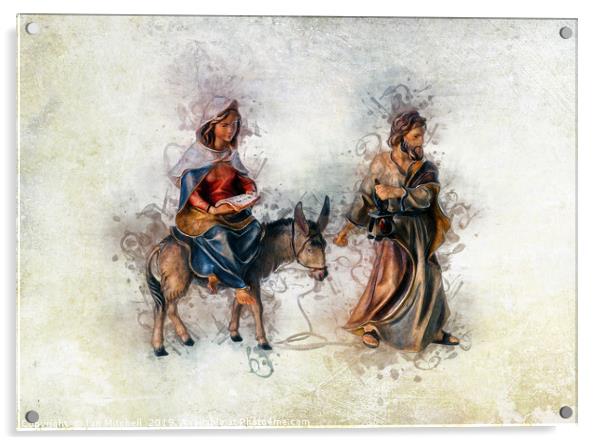 Bethlehem Voyage Acrylic by Ian Mitchell