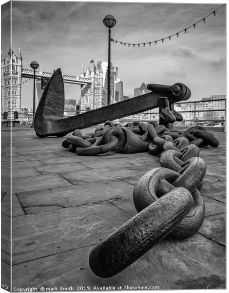 Butler's Wharf Canvas Print by mark Smith