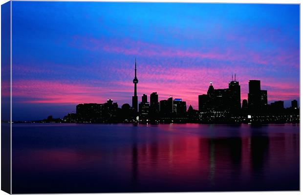 Toronto Skyline Canvas Print by Andrew Pelvin