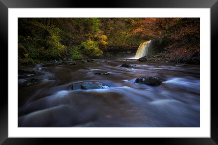 Lady Falls in Waterfall Country Framed Mounted Print by Leighton Collins