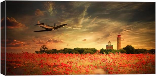 At The Setting Of The Sun Canvas Print by J Biggadike