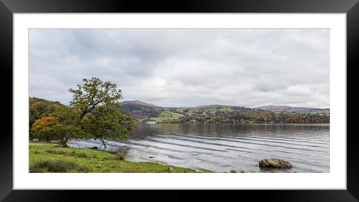 Looking east over Lake Windermere  Framed Mounted Print by Jason Wells