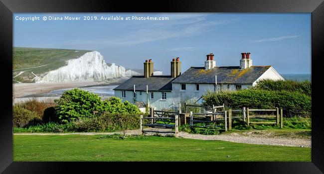 The Seven Sisters iconic view Framed Print by Diana Mower