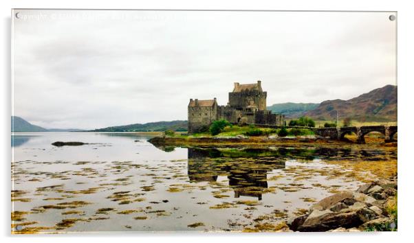 Eilean Donan Castle, Scotland Acrylic by EMMA DANCE PHOTOGRAPHY