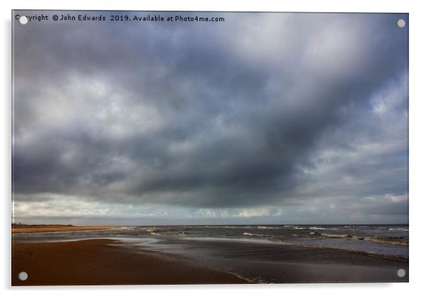 Holme-next-the-Sea Beach Acrylic by John Edwards