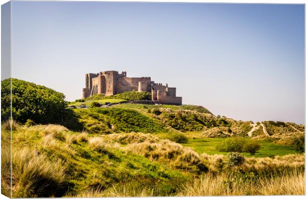 Bamburgh Castle another view Canvas Print by Naylor's Photography