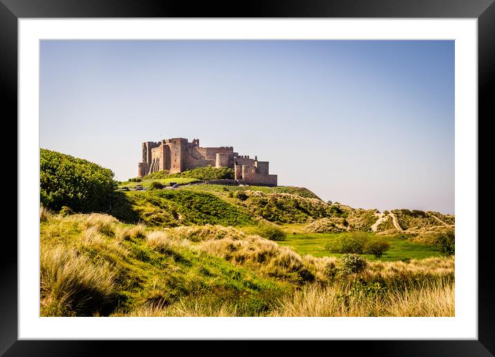 Bamburgh Castle another view Framed Mounted Print by Naylor's Photography