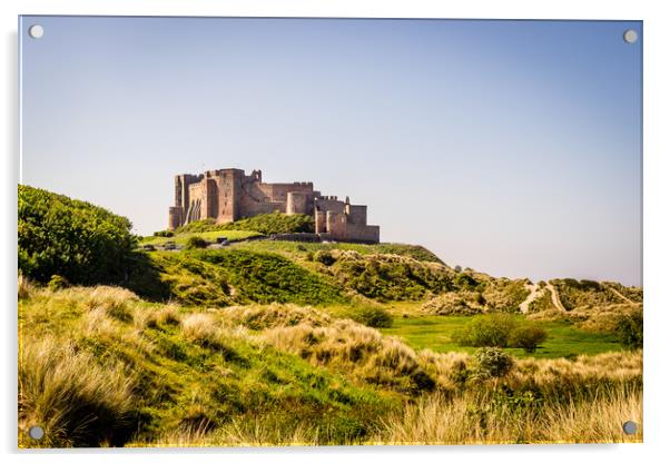 Bamburgh Castle another view Acrylic by Naylor's Photography