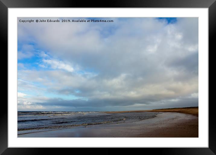 Holme-next-the-Sea Framed Mounted Print by John Edwards