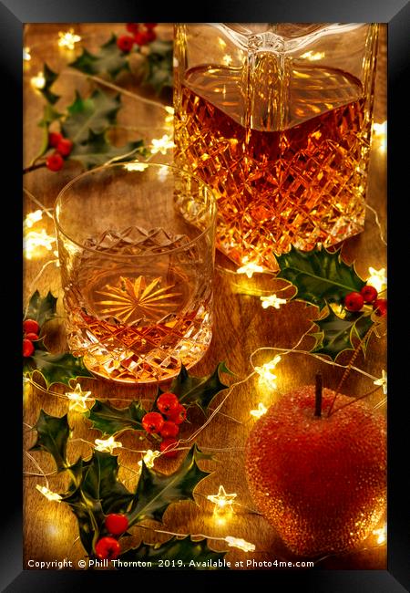 Christmas drinks No. 1 Framed Print by Phill Thornton