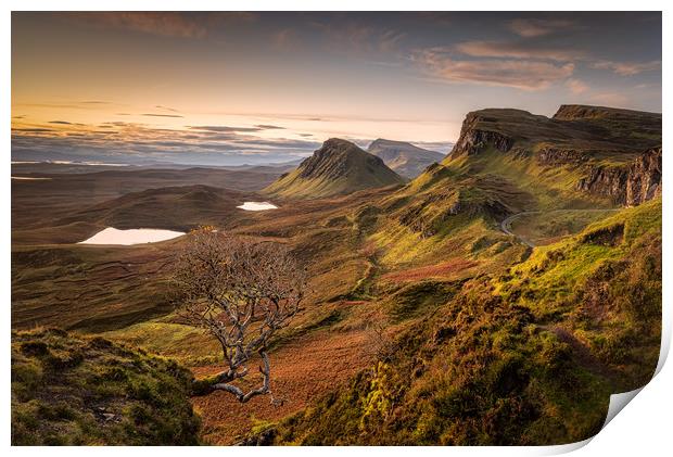 Dawn On The Quiraing Print by Paul Andrews