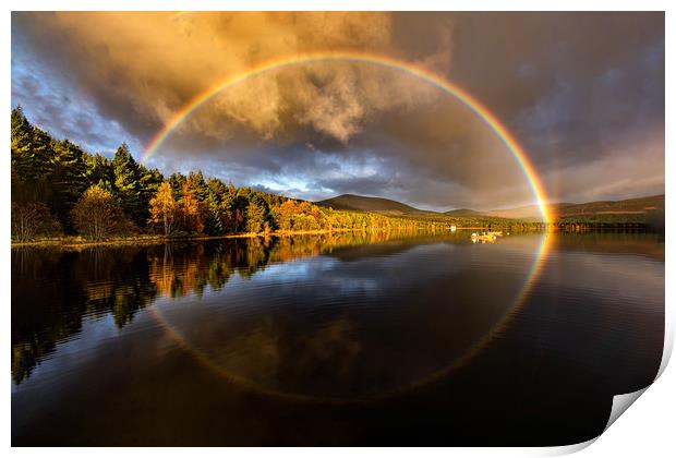 Loch Rainbow Print by Alan Sinclair