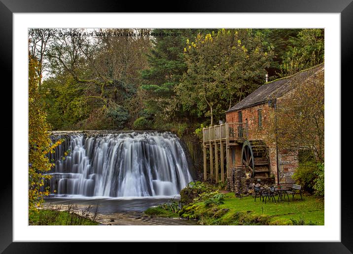 Rutter falls. Framed Mounted Print by Angela Aird