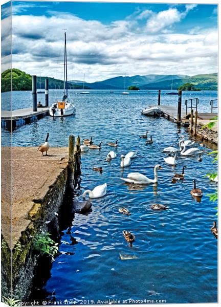 UK Lake District - Windermere Canvas Print by Frank Irwin