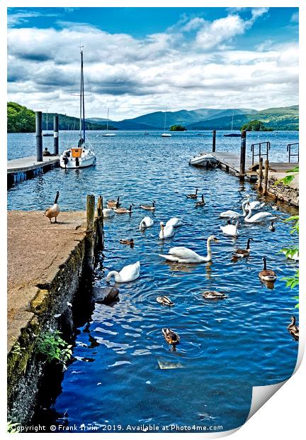 UK Lake District - Windermere Print by Frank Irwin