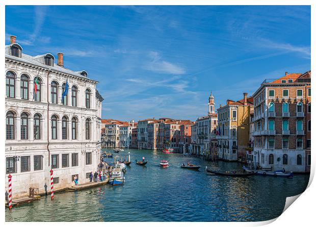 Bend in the Grand Canal Print by Darryl Brooks