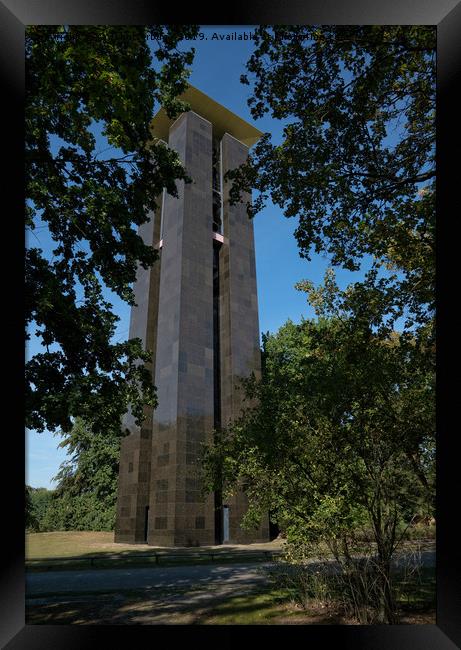 Carillon Berlin Tiergarten Framed Print by rawshutterbug 