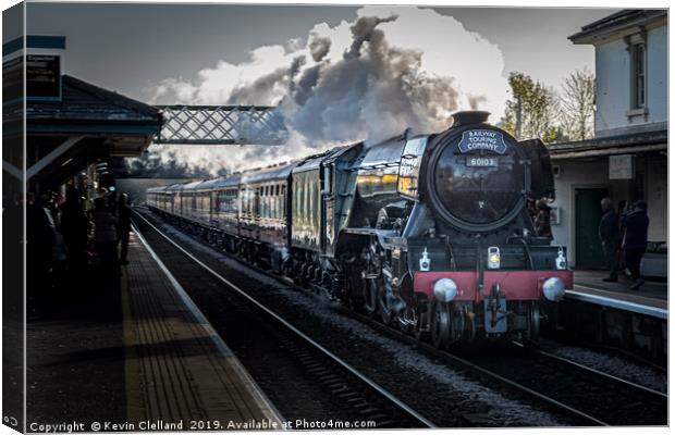 The Flying Scotsman Canvas Print by Kevin Clelland