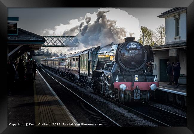 The Flying Scotsman Framed Print by Kevin Clelland
