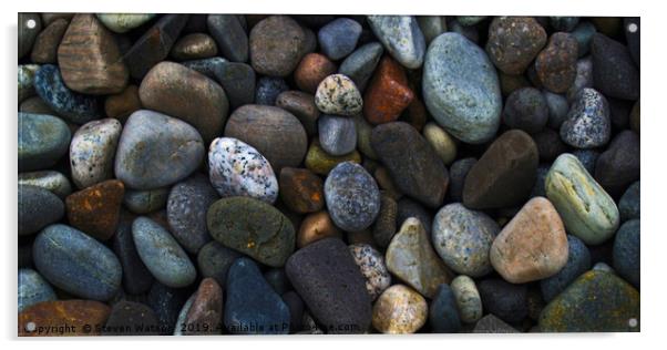 Pebbles Acrylic by Steven Watson