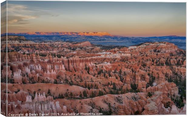 Bryce Canyon Sunset Canvas Print by Derek Daniel