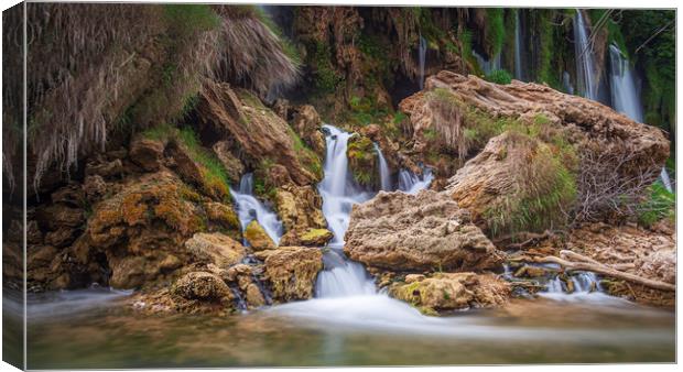 Waterfall  Canvas Print by Kevin Snelling