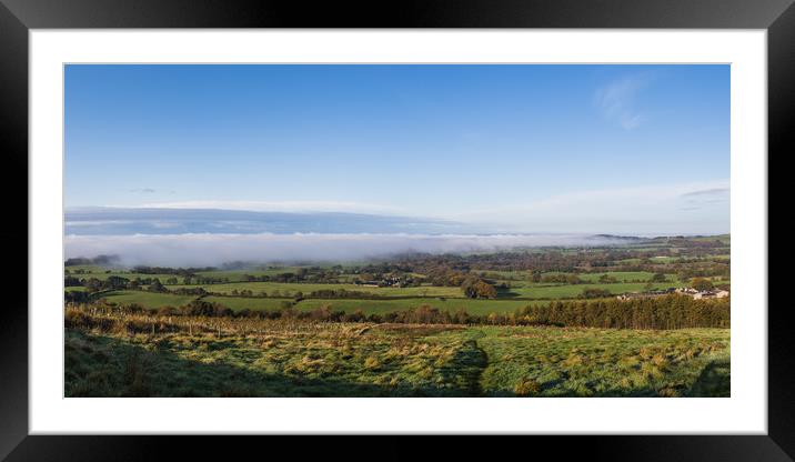 Mist around Beacon Fell Country Park Framed Mounted Print by Jason Wells