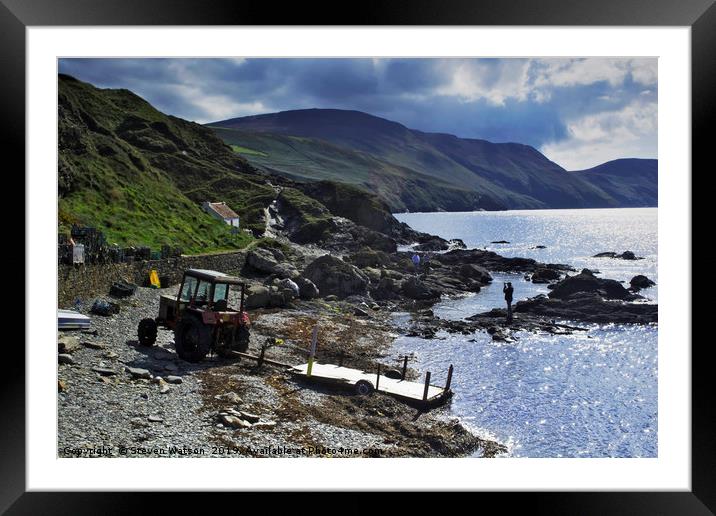 At Niarbyl Framed Mounted Print by Steven Watson