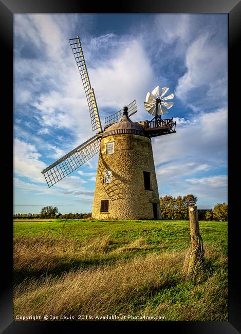 The Windmill At Great Haseley Framed Print by Ian Lewis