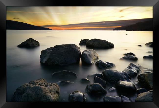 Lochbuie at sunset Framed Print by JC studios LRPS ARPS