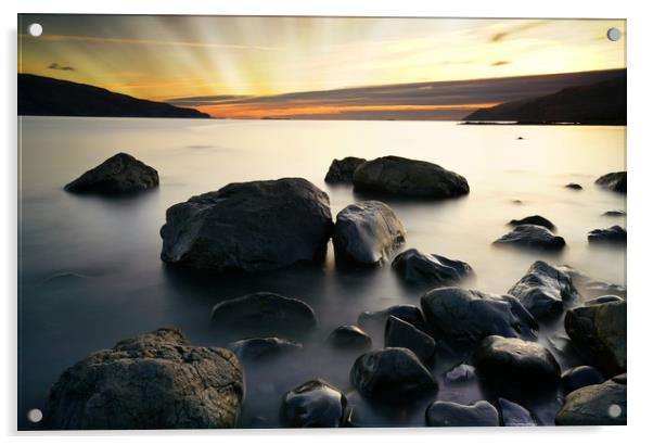 Lochbuie at sunset Acrylic by JC studios LRPS ARPS