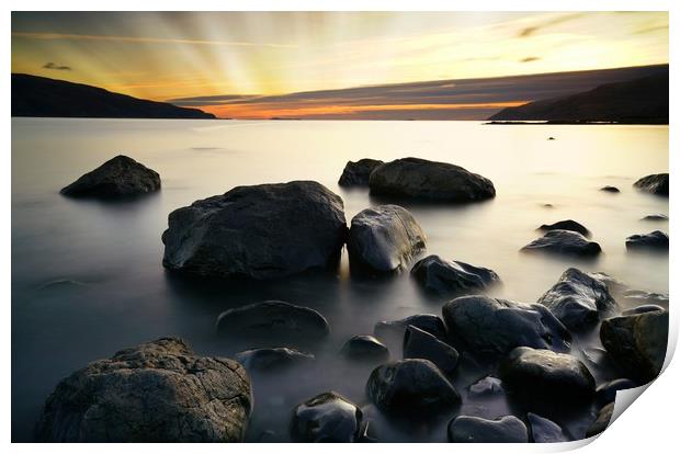 Lochbuie at sunset Print by JC studios LRPS ARPS