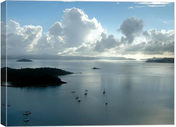 The Whitsunday Islands, Queensland, Australia Canvas Print by Serena Bowles
