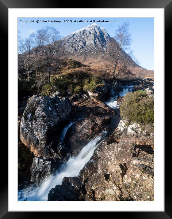 Majesty of Buachaille Etive Mor Framed Mounted Print by John Hastings