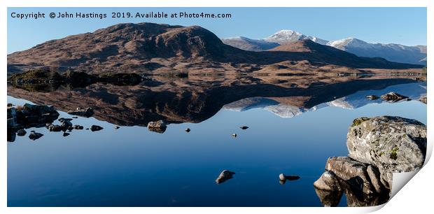 Winter's Reflection Print by John Hastings