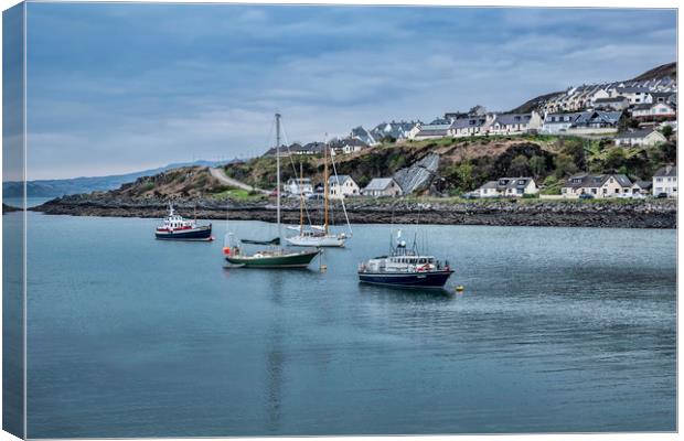 Mallaig Seaview Canvas Print by Valerie Paterson
