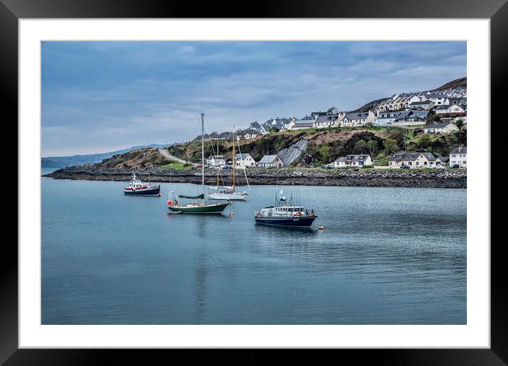 Mallaig Seaview Framed Mounted Print by Valerie Paterson